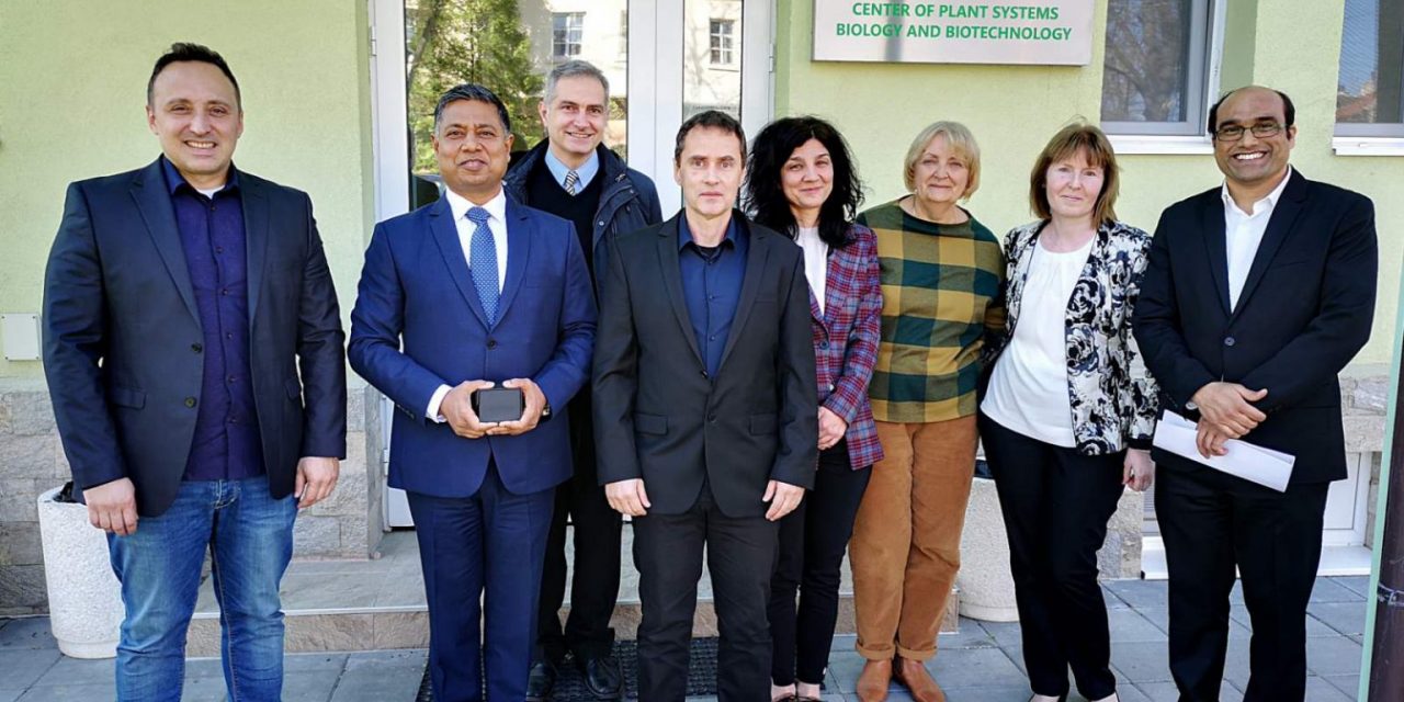 The Indian Ambassador to Bulgaria Visited the CPSBB, 05 April 2022